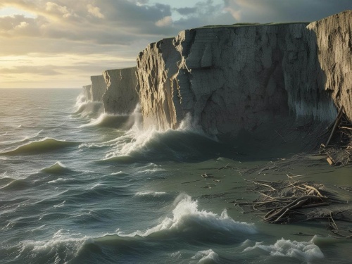 Rising sea level and coastal errosion