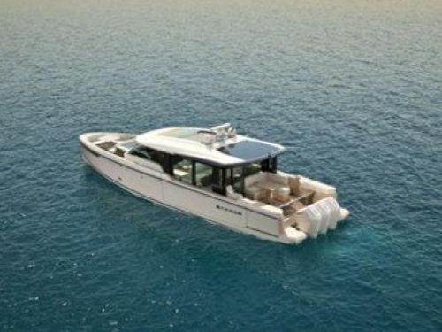Saxdor’s new 460 GTC which have it US debut at the Palm Beach Boat Show.