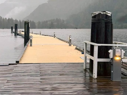 VoltSafe's largest installation to date at the Royal Vancouver Yacht Club's Wigwam Inn.