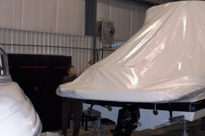 Winter used boat maintenance