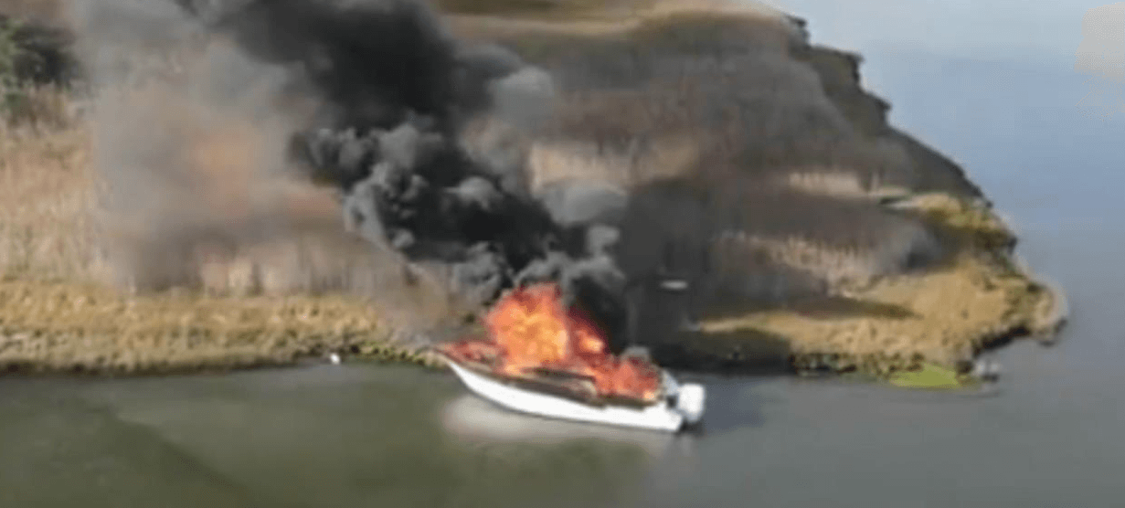 Accidents of the week, Boat Fire, Grounding, USCG, Drownings, Rescue Efforts